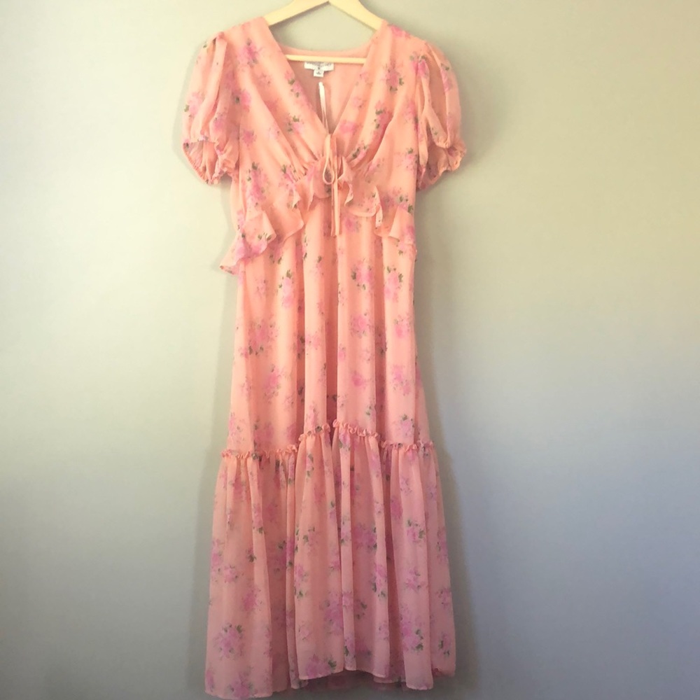 LoveShackFancy x Target Pink Floral Dress NWT Sz 6
